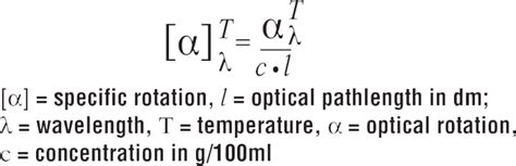 polarimeter formula